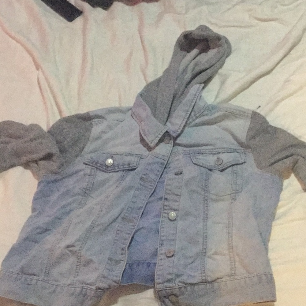 Mudd Jean jacket with hood